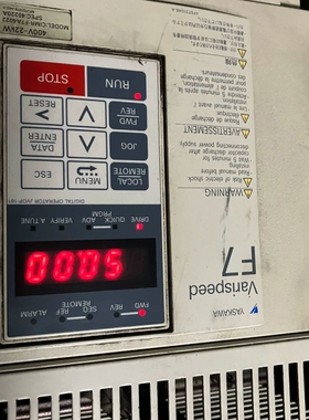 F7A4022安川变频器，22KW测试好的，实物图片显示-议价