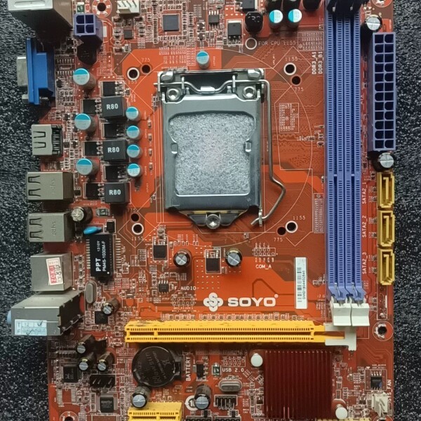 议价梅捷SOYO H61主板，1155针接口，支持DDR3内存，