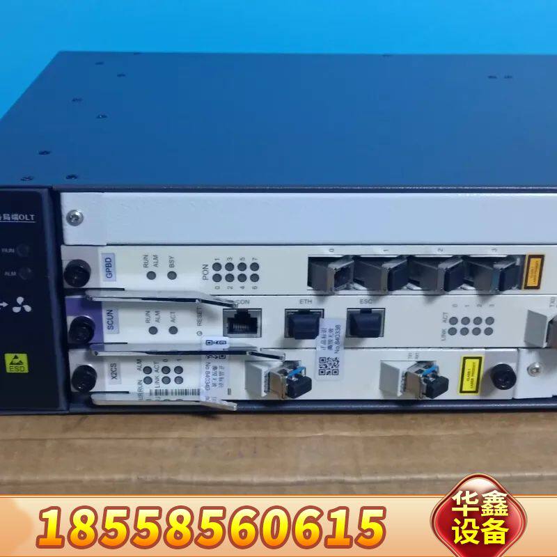小型OLT设备，8口GPON，千兆上行，带220V电源，