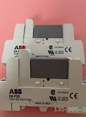 ABB继电器CR-P024DC2,底座型号CR-PSS 货号