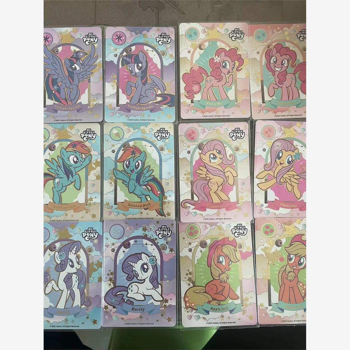 正版卡游小马宝莉烫金卡