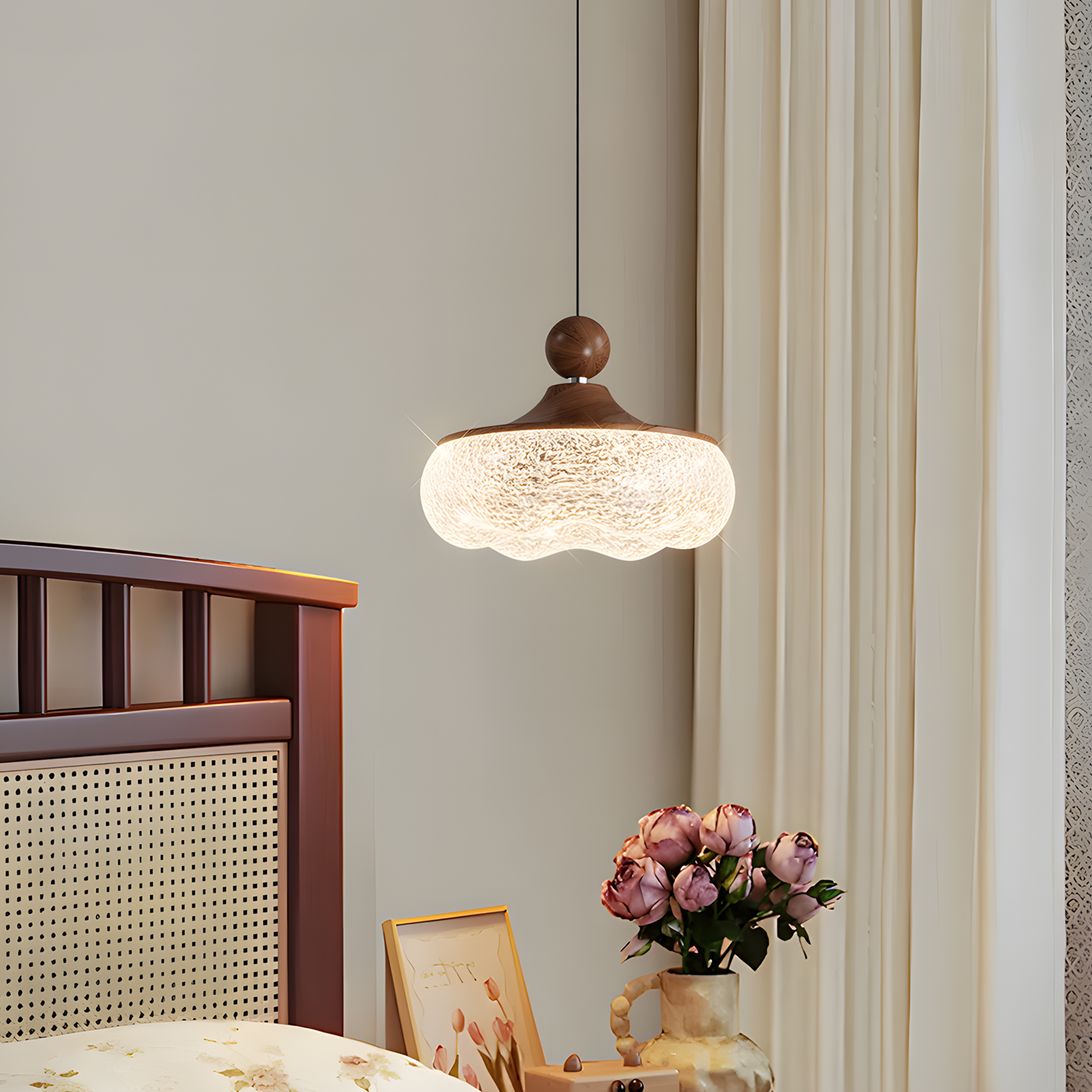 卧室床头吊灯玄关吧台长线灯