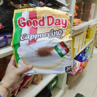 香港代购 现货印尼好日子卡布奇诺咖啡goodday速溶三合一意式泡沫