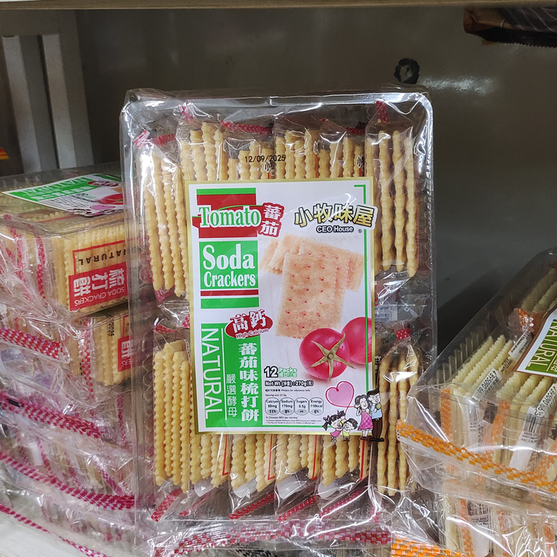 香港代购小牧味屋苏打饼干网红零食休闲办公零食儿童小吃下午茶