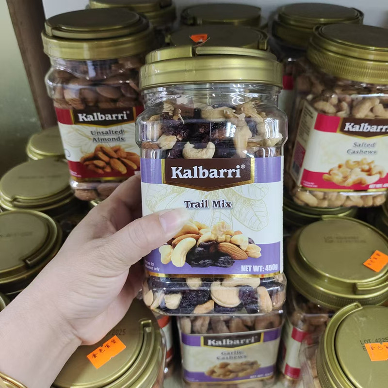香港代购kalbarri腰果杏仁坚果休闲零食小吃开心果核桃看电视办公