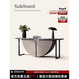 成君意大利餐具柜高端酒柜全屋配套无障碍豪华柜储物柜天然大理石