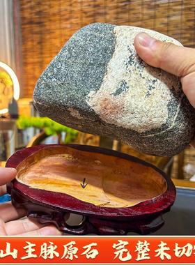 保真泰山石不切割泰山石敢当室内外原石镇宅客厅卧室窗台补角摆件