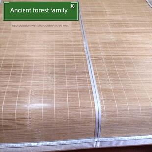 古林人家夏季精品芦笋双面垫1.8米床1.5米双人床可折叠天然竹席