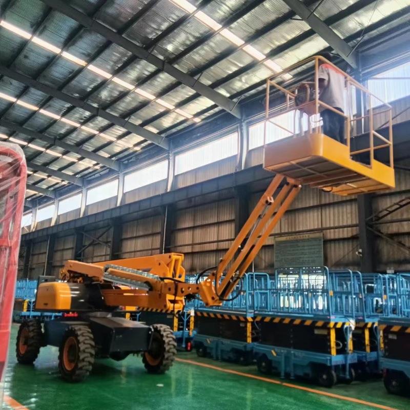 电动曲臂式升降机履带曲臂式高空作业车伸缩臂曲臂路灯检修车