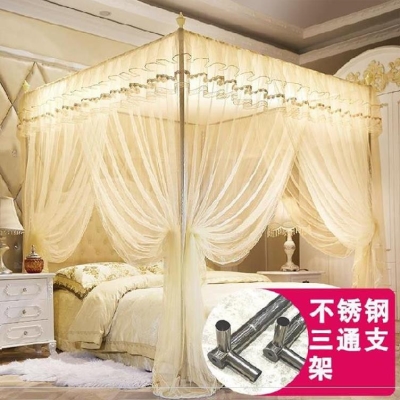 家用双人床防蚊2020落地遮光m 蚊帐公主公主风儿童宿舍床支架新款
