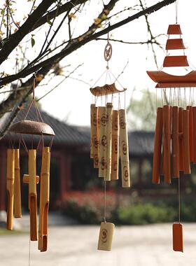 天制然竹子作铃户外风覆古挂饰民宿酒店风景区窗装饰门76395挂饰