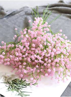 小满清新天星仿真花 假花 塑饰料花 家客居11174厅餐桌摆设装 婚