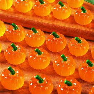 夜光仿蔬真菜水圣果南瓜万迷你小摆件模型 节DIY树脂14231过家家