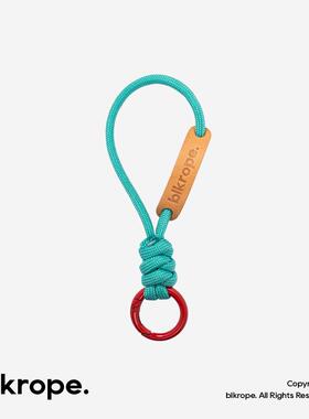 blkrope钥匙扣奶嘴挂绳炼包包挂件挂饰伞绳编织车钥匙扣高级定制