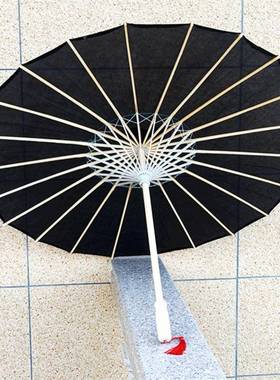 纯色古风绸实布伞防雨代汉服古舞蹈装道具走秀演出防饰雨56015防