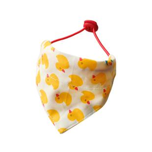 宠物口水巾猫咪狗狗三角巾小猫围兜红色开 运围脖围巾犬猫通用装