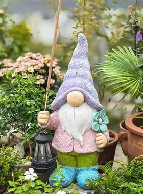 56865美式插蚊香户外庭院花园装饰布置道摆件甘夫插香阳地精太能