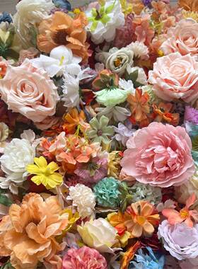 清仓库存仿真79972 花绢花diy手工花环汉服头假饰簪花材料婚庆装