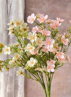 清新田园风玫瑰假花仿真花设束d摆iy插花拍摆照道具24225花艺花餐