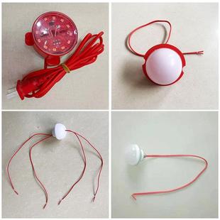 灯笼专用LED小灯泡3瓦暖光灯泡连串灯泡220v新年灯笼灯泡5瓦红光