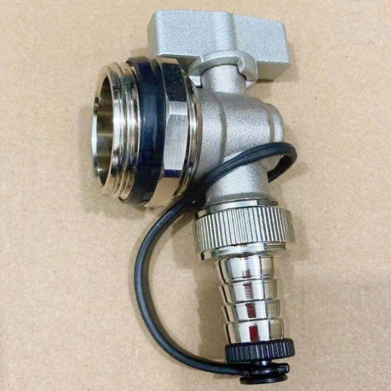 地暖分水器放水阀排水阀排气排污阀大流量黄铜6分1寸暖气片阀门