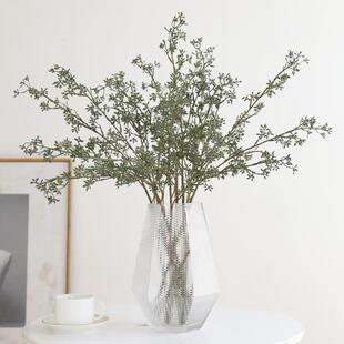 木加插涧尤利果板彷真花假花摆设客厅餐桌干燥花摆件装11260饰花