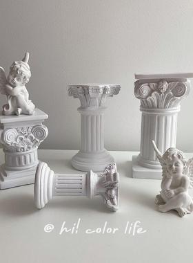 复18945爱风ins展翅可小天使摆古件婚礼生日礼法式桌物面饰品摆拍