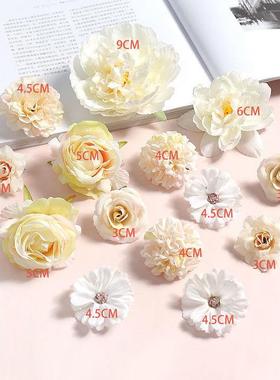 材彷真古风花头材料 diy手工假花绢花57891汉服服装头饰包发簪料