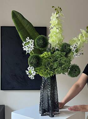 森系束绿野仙摆踪玄设计26542花师手扎仿真花假花装饰套装桌面前