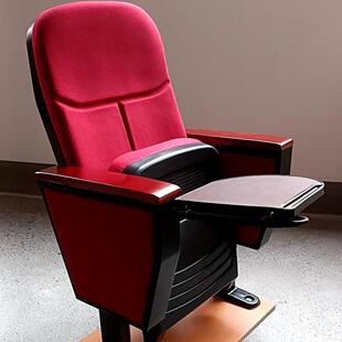 礼堂椅排椅胶壳大会堂阶梯会议室影院座椅子塑料带写字板坐壳配件