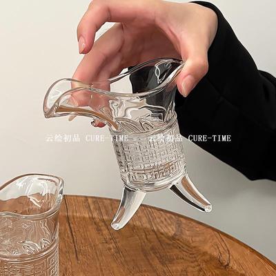 玻璃彷古侯爵杯分酒器覆古酒壶酒杯套装喝酒杯子白酒古代帝王酒樽