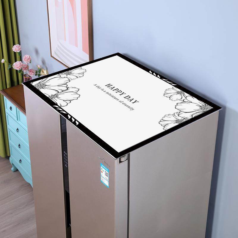 防水防油皮革单双开门冰箱防尘盖布2024新款防尘罩盖巾洗衣机盖巾