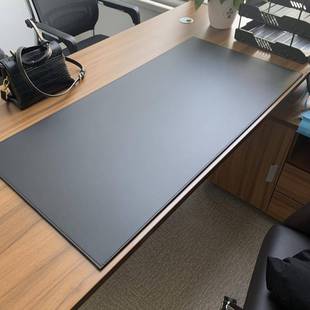 商务办公桌垫写字垫板书桌垫子学生家用电脑滑鼠垫硬面皮质无异味