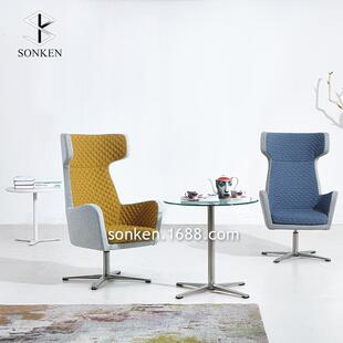 现代商用售楼部洽谈椅接待椅家用影厅舒适软座休闲椅