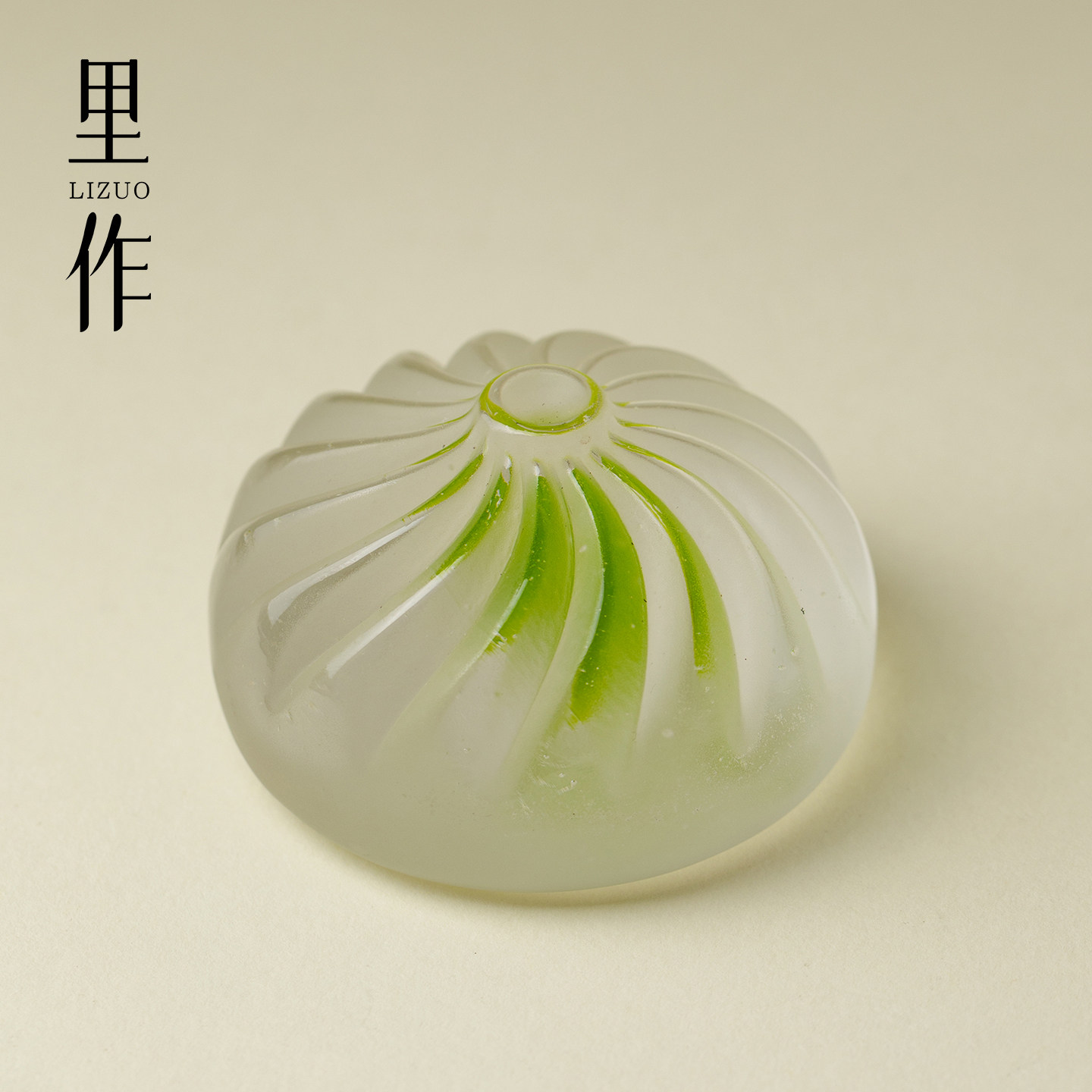 里作 有福包琉璃茶宠紫砂壶盖碗茶盖托功夫茶具茶道配件高级摆件