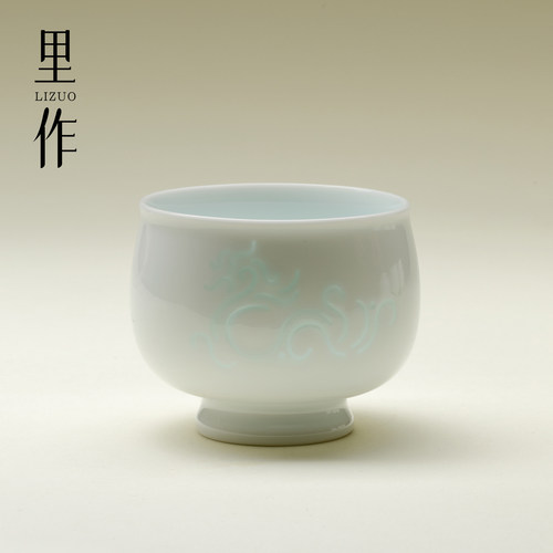 里作玲珑十二生肖茶杯高端陶瓷中式品茗杯创意透光主人杯个性茶杯