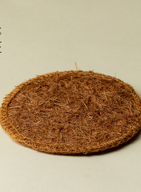 里作天然加厚椰棕杯垫养壶垫壶承茶垫茶壶茶杯托手工隔热茶道零配