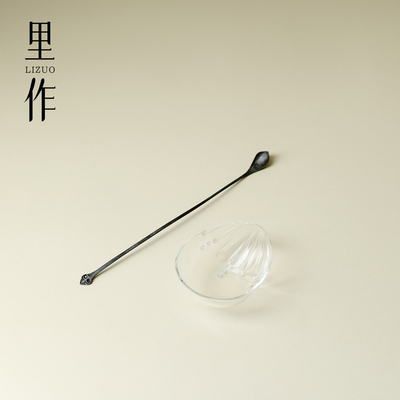 精致茶则简约高端硅玻璃分茶器