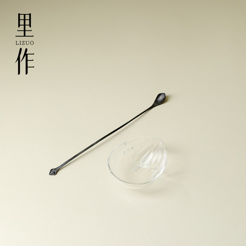精致茶则简约高端硅玻璃分茶器