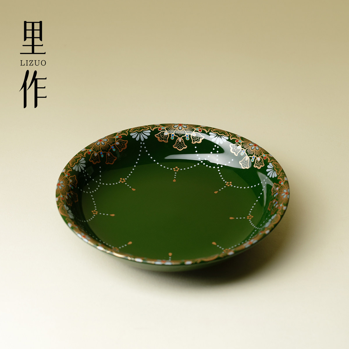 里作 宫廷风错金银彩壶承高端轻奢功夫茶具干泡盘家用茶壶小茶台