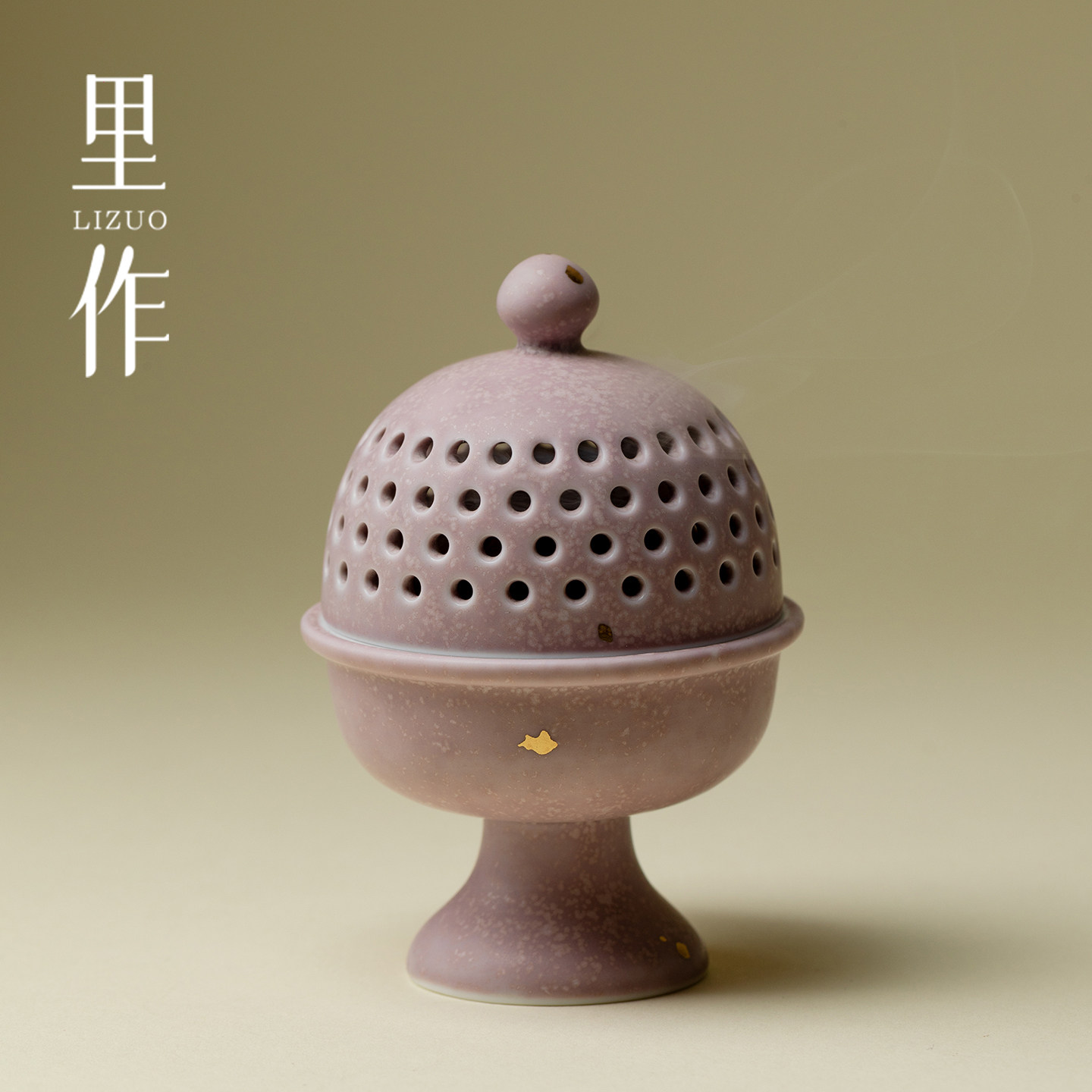 里作 新中式禅意陶瓷线香炉家用高颜值室内