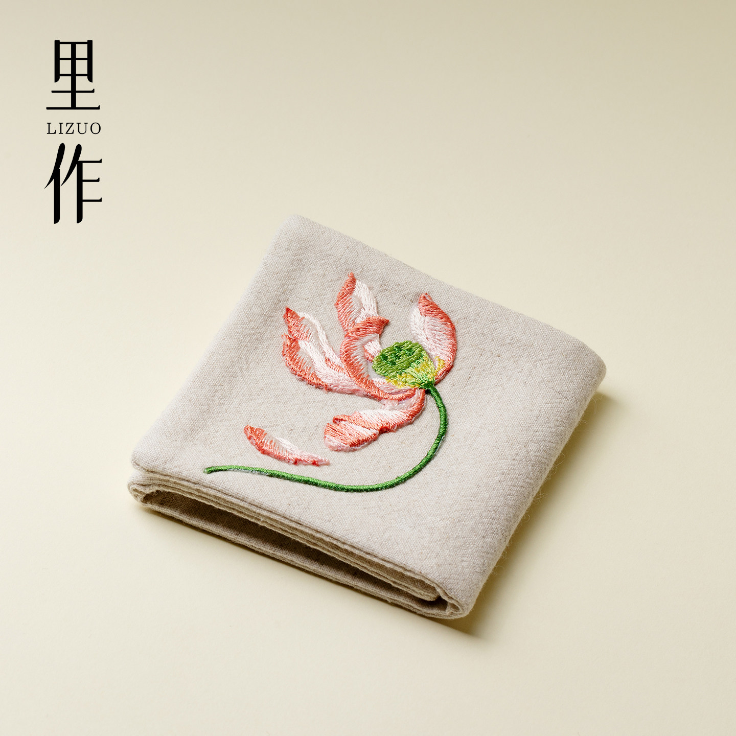 里作刺绣荷花棉麻吸水茶巾抹布茶桌布茶布防烫加厚养壶巾茶道配件,餐饮具,茶巾,淘宝优惠券,粉丝福利购,淘宝优惠卷