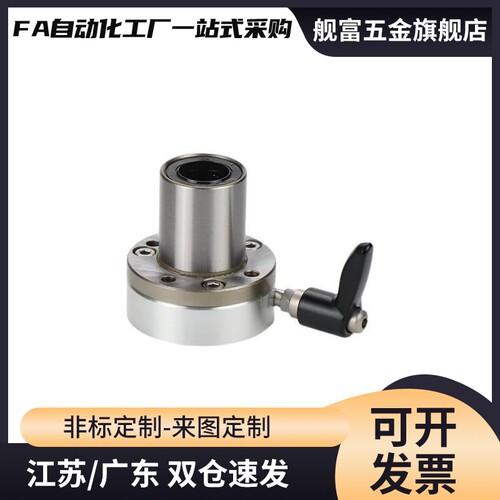 带夹紧把手法兰型直线轴承LHRCWM LMT07-d16-d20-d25-d30