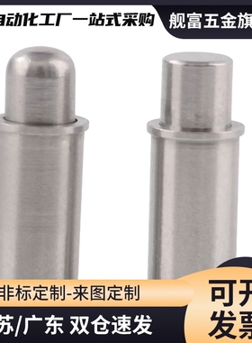 短型弹簧定位销C-MPFS/C-MPJS2 3 4 5-1.5 3 4平头/圆头小径 柱塞