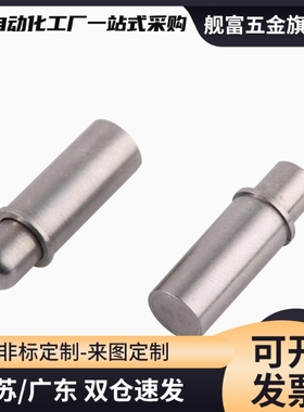 短型弹簧定位销C-MPFS/C-MPJS2 3 4 5-1.5 3 4平头/圆头小径 柱塞