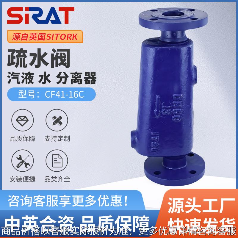 41-16可代替斯派莎克13 铸钢法兰锅炉蒸汽高温气液汽水分离器