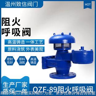 阻火呼吸阀 -89 全天候防冻阻火呼吸阀 -2000 铸钢不锈钢