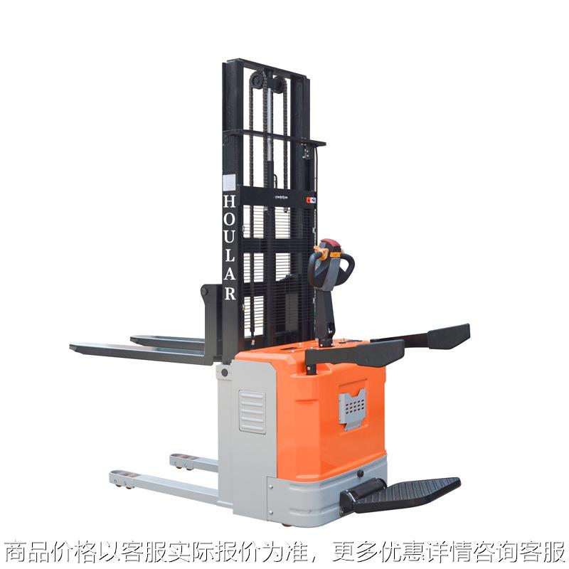 跨境全电动站驾式堆高车1.5吨3米好拉搬运车堆垛车仓储堆高
