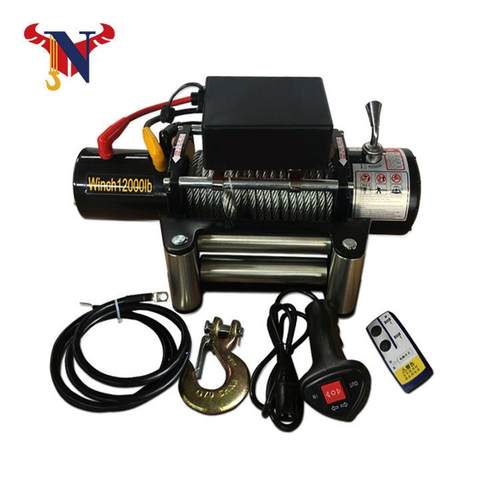 厂家电动绞盘2000-12000磅12v24v车载吊机建筑装修微电葫芦