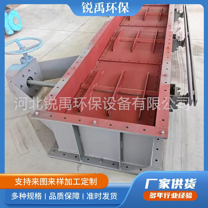 脱硫脱硝旁路手动百叶阀门开关型百叶阀除尘烟气管道脱硫脱销风门